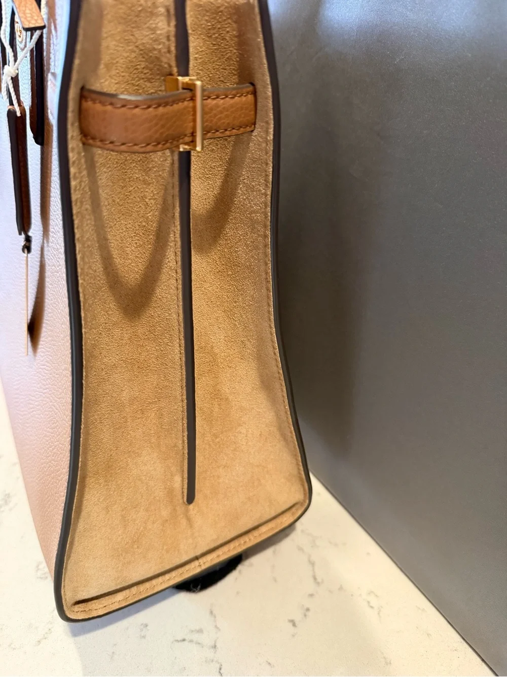 Tory Burch pebbled leather